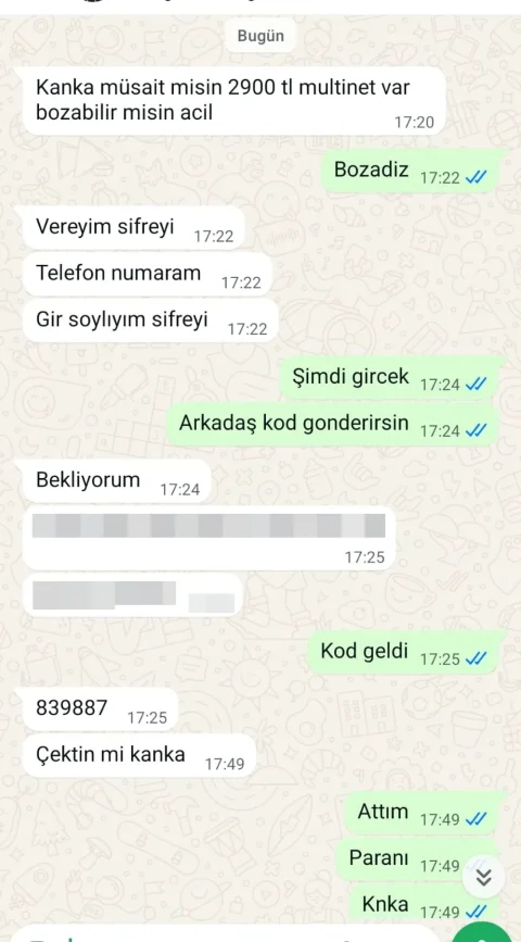 Yemek Kartı Bozdurma müşteri dönüşü ve ödeme kanıtı ekran görüntüsü 7